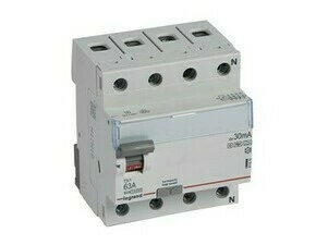 Chránič čtyřpolový LEGRAND 411816 TX3 CHRÁN. 4P 63A 30MA F