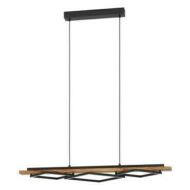 Závěsné svítidlo BOYAL černá 1010×400 mm 2x13W|1x16W EGLO