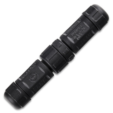 MC LED Konektor vidlice + zásuvka, IP67, pájecí, M12, 2piny