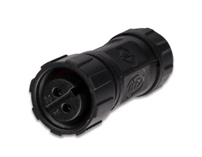 MC LED Konektor - zásuvka, IP67, pájecí, M12, 2piny