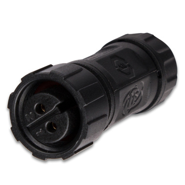 MC LED Konektor - zásuvka, IP67, pájecí, M12, 2piny