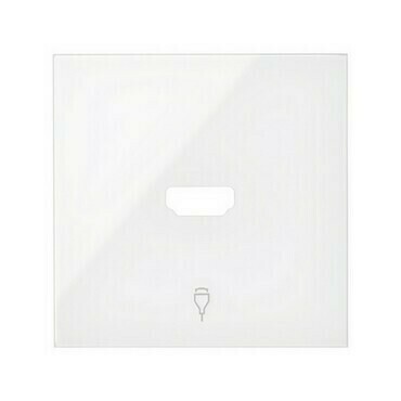 Kryt 1 násobné zásuvky HDMI SIMON 10001094-130, bílá