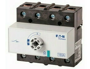 EATON 6085418 DMM-160/4-SK Odpínač DUMECO, 160A, 4-pól, zadní montáž, bez ovládací páky