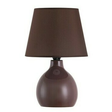 Noční lampička Ingrid hnědá E14 1×40W RABALUX 4476
