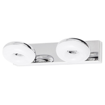 LED svítidlo koupelnové RABALUX 5717 BEATA chromová LED 2x 5W