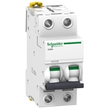 Jistič dvoupolový SCHNEIDER A9F85263 Acti9 iC60H 2P 63A D export