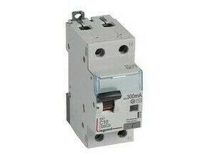 Chránič kombinovaný LEGRAND 411033 DX3 KOMB. 1+N C10 300MA AC 6KA