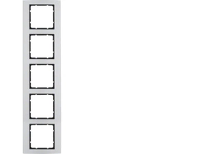 HAG 10153004 Rámeček 5-násobný, Berker B.3, alu/antracit