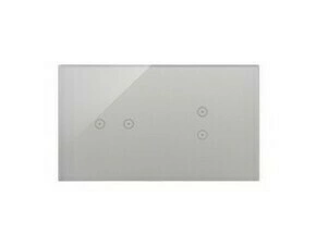 Kryt dotyk. ovl. SIMON DSTR223/71, 2 ovl. Simon 54 Touch, 2 dotyk.+2 dotyk., bouřková