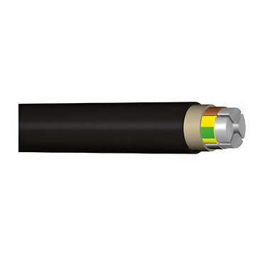 Kabel silový NAYY-O 1x150 RM jednožilový, hliníkový