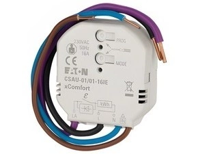 EATON 172942 CSAU-01/01-16IE RF Spínací aktor 16A RLC / 230V AC s BIN vstupem a měřičem spotřeby