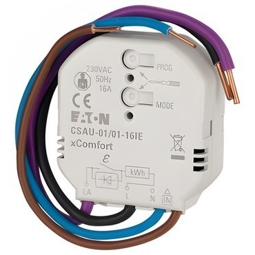 EATON 172942 CSAU-01/01-16IE RF Spínací aktor 16A RLC / 230V AC s BIN vstupem a měřičem spotřeby
