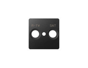 SIMON 82 82097-38 Kryt pro anténní zásuvky RTV-SAT, grafit