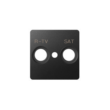 SIMON 82 82097-38 Kryt pro anténní zásuvky RTV-SAT, grafit