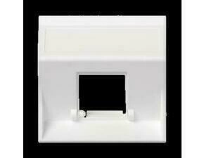 Kryt dat. zás. SIMON 50000181-030, Simon 500, na 1 zás., zkosený, bez cl., 50x50 mm, bílá