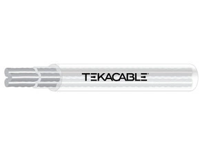 Kabel audio TEKABEN 100, 3 x 0,50 mm, průhledný, 100m