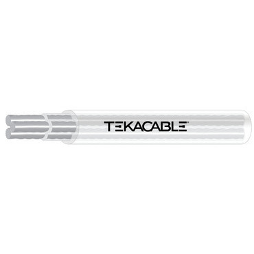 Kabel audio TEKABEN 100, 3 x 0,50 mm, průhledný, 100m