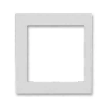 Kryt rámečku ABB Levit 3901H-A00255 16, šedá, s otvorem 55x55, krajní