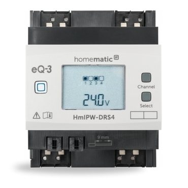 Smart ovladač osvětlení HOMEMATIC IP HmIPW-DRS4, drátový, 4 kanály