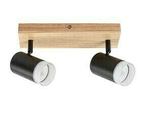 Bodové svítidlo Toras dub GU10 2×5W RABALUX 73122