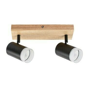 Bodové svítidlo Toras dub GU10 2×5W RABALUX 73122