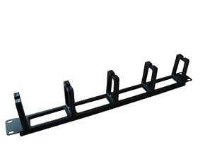 Panel vyvazovací MAFIA WVP-1U-5P-B, 19", 1U, 5x úchyt, plast, černá
