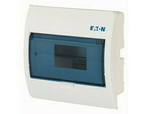 Rozvodnice zápustná EATON 280353 BC-U-1/8-ECO, průhledné plast. dveře, 1 řada, 8 modulů