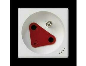 Zásuvka K45 SIMON KLS02/9, 1 nás., DATA se sign., natoč., klíč, 16A/250V~, šr. sv., bílá