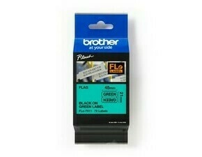 BROTHER FLE7511 praporky zelená/černá 21mm x 45mm