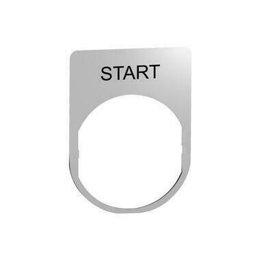 SCHN ZBYM2303 Kovový štítek s popisem