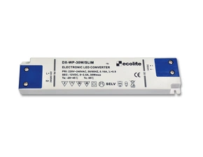 LED driver napěťový ECOPLANET 230V-12V, 2.5A, 30W, 1, 6mm, IP20