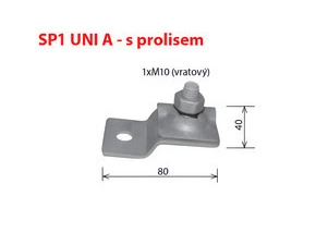 Svorka připojovací KOVO 31608 SP 1 Uni A
