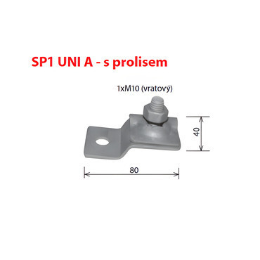 Svorka připojovací KOVO 31608 SP 1 Uni A