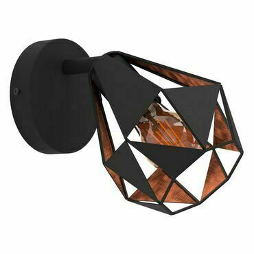 Bodové svítidlo CARLTON 7 černá O160 mm 1x40W EGLO