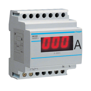 HAG SM020 Ampérmetr digitální přímé měření 0-20A