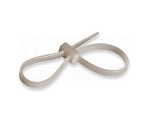 wpr4958 WT-DL-220ST vázací pásky Double Loop - s dvojitou smyčkou, 225 x 4,8 mm, přírodní