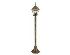 Venkovní sloupkové svítidlo Toscana antická zlatá E27 1×60W RABALUX 8395
