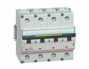Jistič čtyřpolový LEGRAND 409364 DX3 4P C125 10000A/16KA