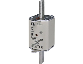 ETI 004184224 pojistka, NH1 gG 160A/500V