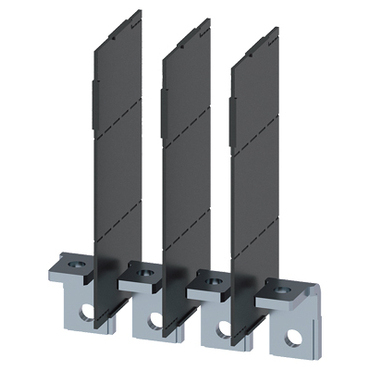 OEZ 3VA9214-0QG00 3VA9214-0QG00 Připojovací sada zadní přívody - pravoúhlé, Cu/Al pasy / kabelová ok