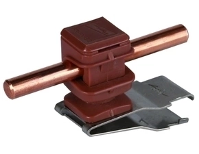 DEHN 204039  Podpěra vedení FIRSTsnap nerez s PV snap, plast hnědý, H 16mm, pro prům. 8mm DEHN DEHN