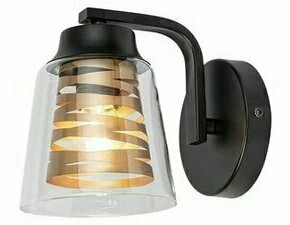 Svítidlo nástěnné RABALUX 3542 ZENAIDA matná černá E27 1x MAX 60W