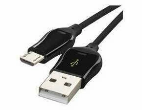 Kabel USB EMOS SM7004B, 2.0, USB-A/Micro USB-B, černá, 1 m
