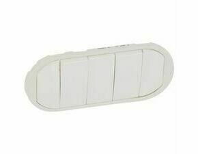 LEG 068011 CL BÍLÁ KRYT SPÍNAČŮ 5M