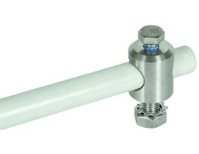 DEHN 106309  Upevňovací svorník D 16mm nerez se šroubem, maticí a vějíř. podložkou pro iso DEHN DEHN