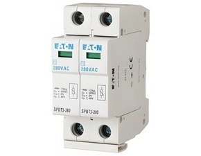 EATON 170485 SPDT3-280/2 Svodič přepětí třídy T3 (III, D), modulový, 2pól, s lištou