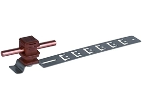 DEHN 204921  Podpěra vedení UNIsnap nerez/plast šedý H 16mm, pro prům. 8mm m., s lomenou vzpěrou DEH DEHN