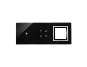 Kryt dot. ovl. SIMON 54 TOUCH DSTR3140/74, 2 ovl. SIMON 54 TOUCH 54 Touch, 1 dotyk.+4 dotyk.+1 otvor