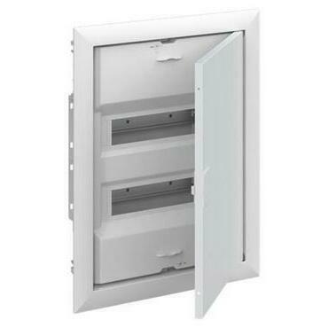 Rozvodnice zápustná ABB 2CPX031370R9999 UK624N3, plastová rozvodnice s plechovými dvířky