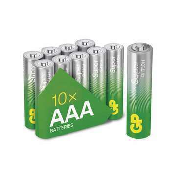 Baterie alkalická GP SUPER B0111G AAA (LR03) 10PP